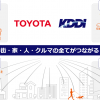 KDDI：トヨタ自動車とまちづくり事業などで連携（KDDI株を522億円買い増し）
